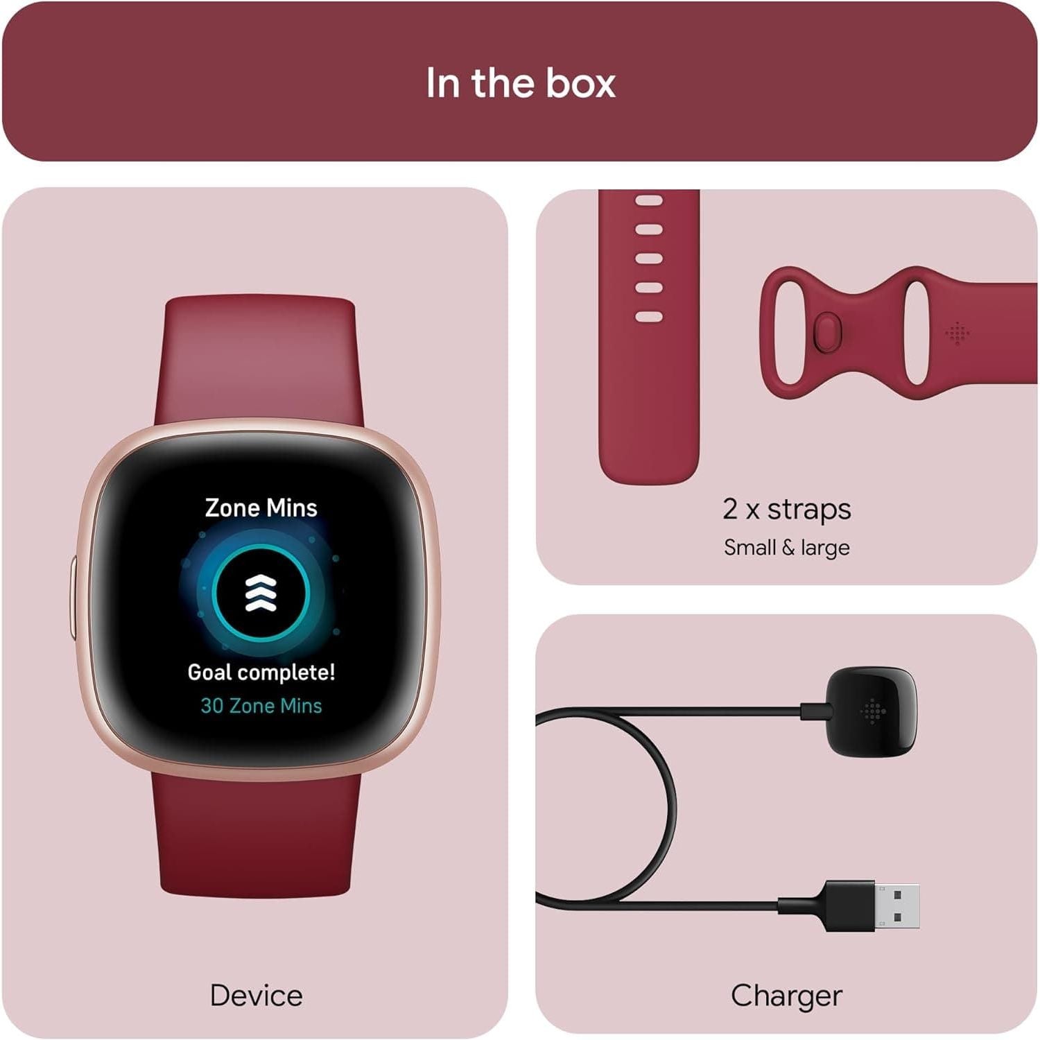 Buy Fitbit,Fitbit Versa 4 Fitness Smartwatch with built-in GPS and up to 6 days battery life - compatible with Android and iOS. - Gadcet UK | UK | London | Scotland | Wales| Near Me | Cheap | Pay In 3 | Watches